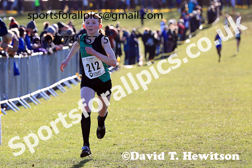 Girls under-15s 2025 Northern Cross Country Champs, Tatton Park, Knutsford, Cheshire. Photo: David T. Hewitson/Sports for All Pics